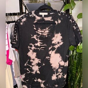 “Gilded Intent” Distressed Rock Tee